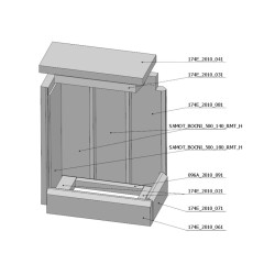 Šamotová komora komplet KV HEAT R 2G S 50.44.33.23 